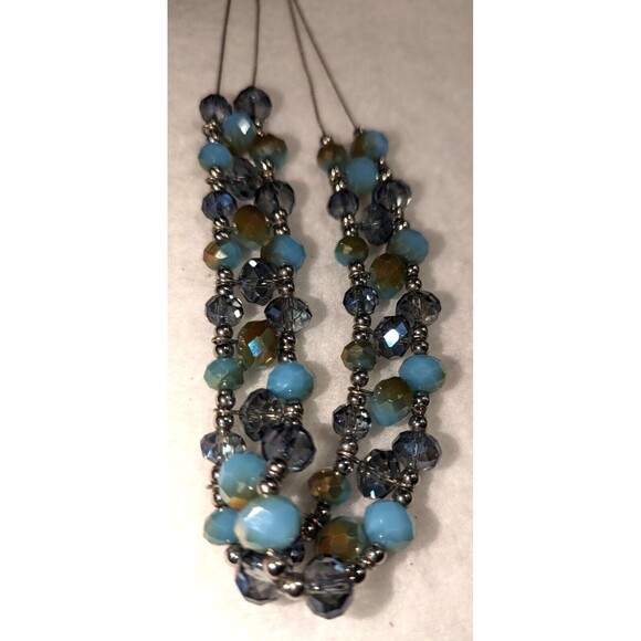 Charming Charlie Shades of Blue Faceted Beads - Picture 7 of 8